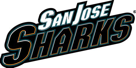 Chomping on hockey sticks since '91. San Jose Sharks Wordmark Logo - National Hockey League ...