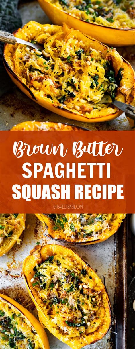 Brown Butter Spaghetti Squash Recipe Tasty Made Simple