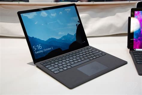 First Look At Microsofts New Matte Black Surface Laptop