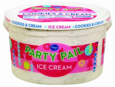 Kroger® Party Pail Cookies And Cream Ice Cream 1 Gal Dillons Food Stores