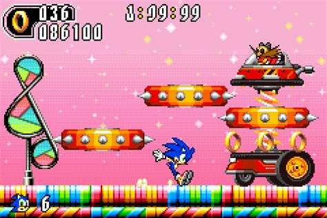 Sonic Advance 2 Gba Wide The King Of Grabs