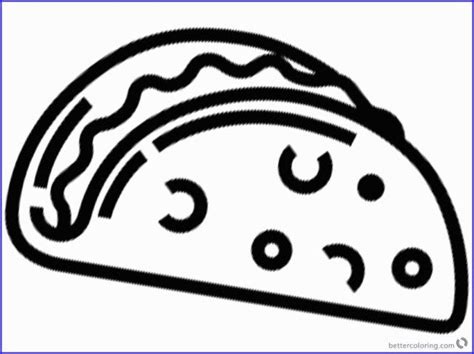 Taco bell coloring pages you didn t know you needed in 2020 coloring pages taco bell belle tattoo. Wonderful Image of Taco Coloring Page | Coloring pages ...