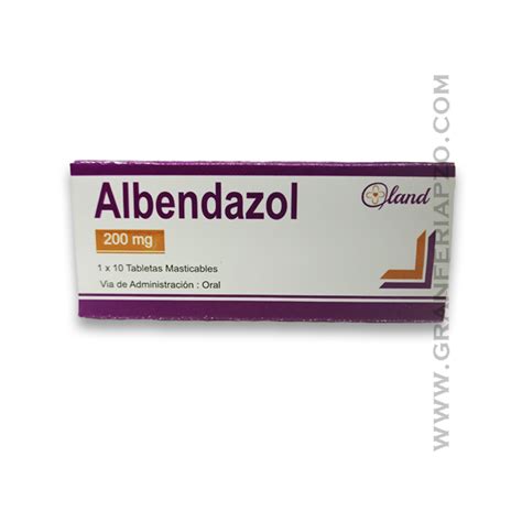 Albendazol Blister 200Mg 10 Tabletas Land Gran Feria PZO