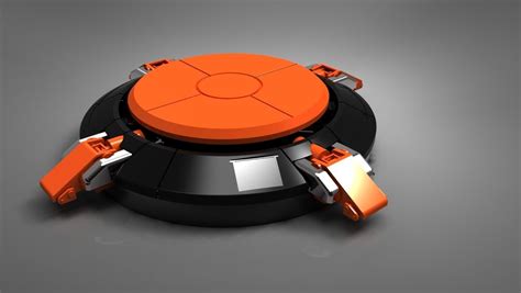 Portal Button Free 3d Model Cgtrader