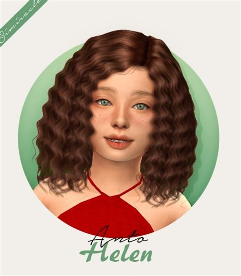 Sims 4 Anto Curly Hair