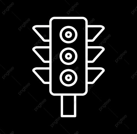 Beautiful Traffic Signals Vector Line Icon Line Icons Traffic Icons