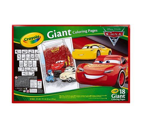 The ultimate (free!) printable collection. Crayola Giant Coloring Pages, Cars 3, Oversized Coloring ...