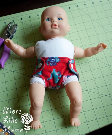 More Like Home Baby Doll Diapers Pattern And Tutorial