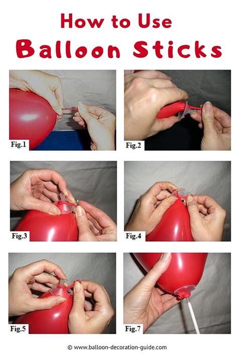 How To Use Balloon Sticks Tutorial With Photos And Video