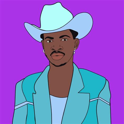 Lil Nas X Holiday Character Drawing Lil Nas X Holiday Video Plays