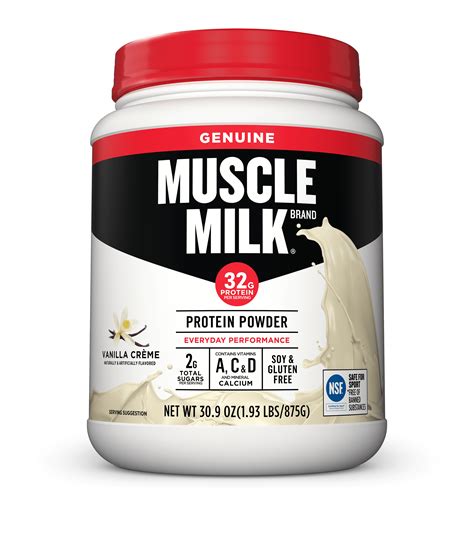 Muscle Milk Genuine Protein Powder Vanilla 32g Protein 19 Lb