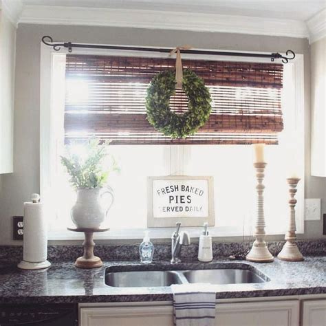 Kitchen Window Treatments Ideas For Less Home To Z Kitchen Window