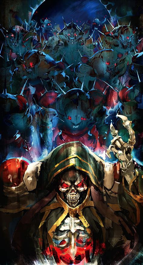 Hd Wallpaper Skull Illustration Anime Overlord Ainz Ooal Gown