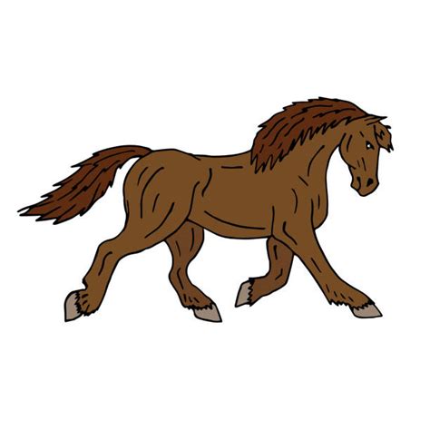 Clip Art Of Draft Horse Illustrations Royalty Free Vector Graphics