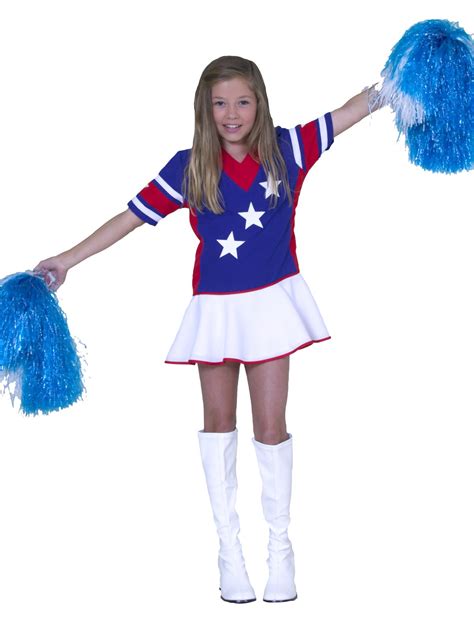 Cheerleader Red White Blue