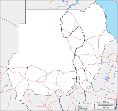 Sudan Free Map Free Blank Map Free Outline Map Free Base Map