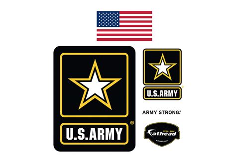 Us Army Logo Wall Decal Shop Fathead® For Army Decor