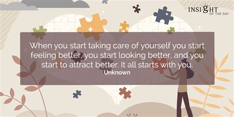 Start Taking Care Yourself Feeling Better Looking Attract You Unknown