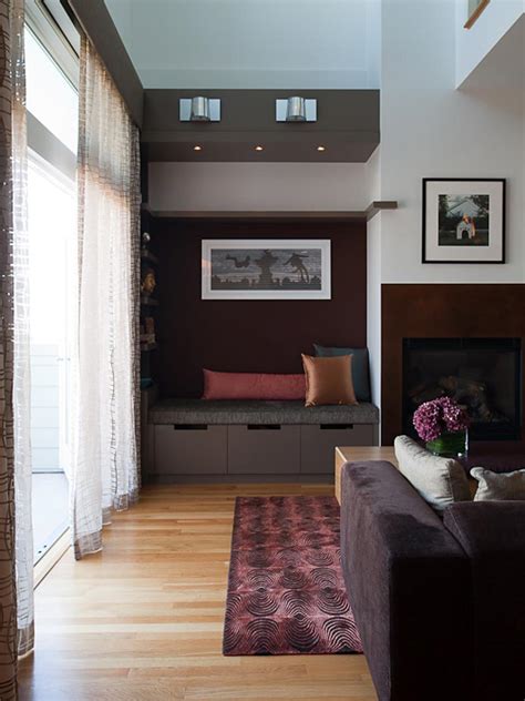 modern loft living room gioi tran hgtv