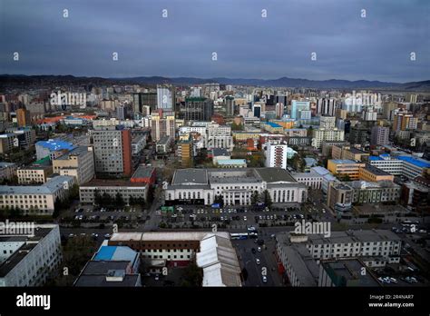 High Rise Buildings Are Seen On The Skyline Of Ulaanbaatar The Capital