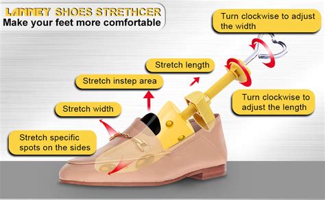 Shoe Stretcher Women Pair Of 4 Way Adjustable Shoe Widener