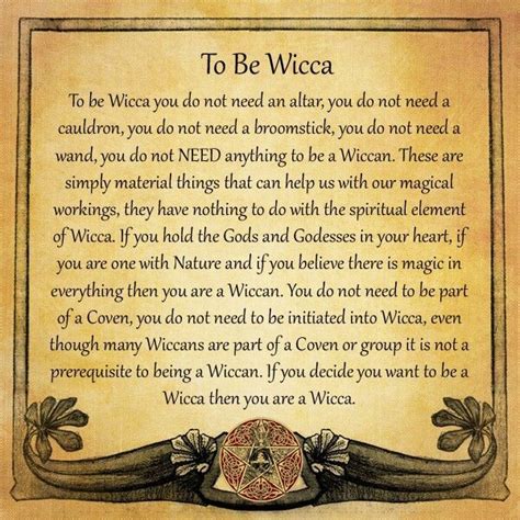 Mystic World Wicca Wiccan Beliefs Wiccan Quotes