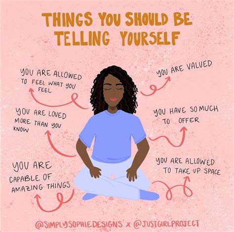 things to tell yourself as a black woman self care bullet journal positive self affirmations