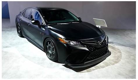 New 2018 Toyota Camry XSE Custom Car - Blacked Out - 2017 LA Auto Show