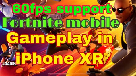 Fortnite Mobile Gameplay In Iphone Xr 60fps Now Supported Made With