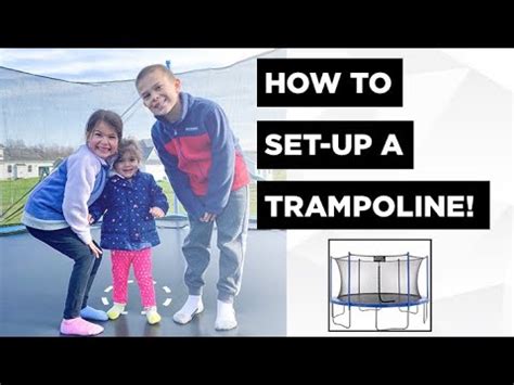 The poles should go to the. How To Put Together A Trampoline - Dad Hack! - YouTube