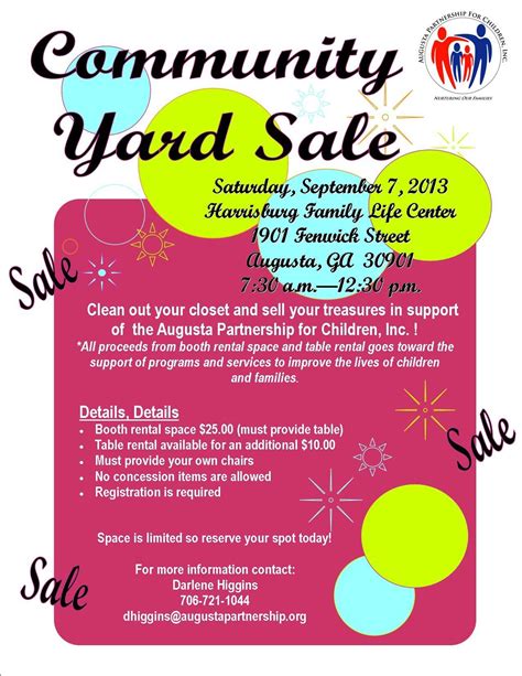 Yard Sale Flyer Template