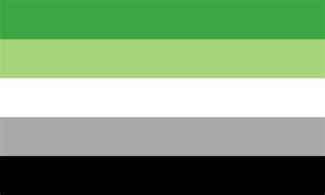 Aromantic Pride Flag Sexualdiversity Org
