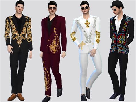 Garde Fancy Suit By Mclaynesims At Tsr Sims 4 Updates