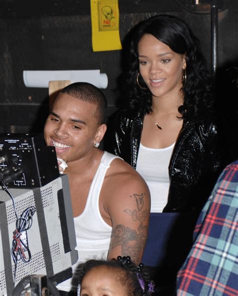 chris brown and rihanna photos of the pair together hollywood life