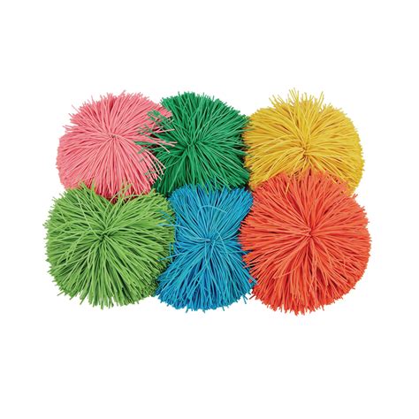 Pom Pom Balls Pack Of 6 Ppep07731 Davies Sports