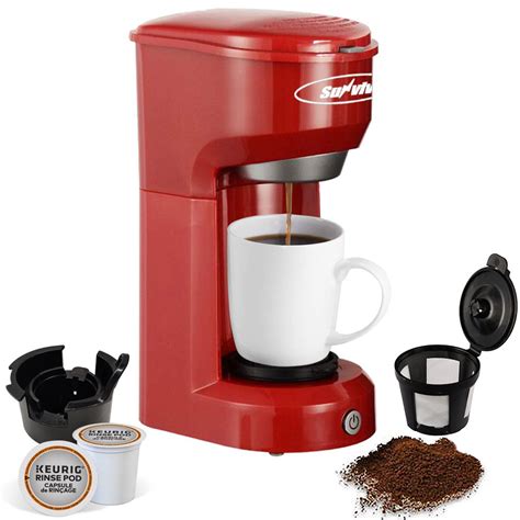 Single Serve Coffee Maker Brewer For Single Cup K Cup Coffeemaker With