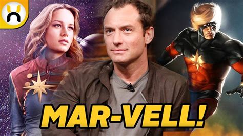 Jude Law Cast As Mar Vell For Captain Marvel And Mcu Youtube