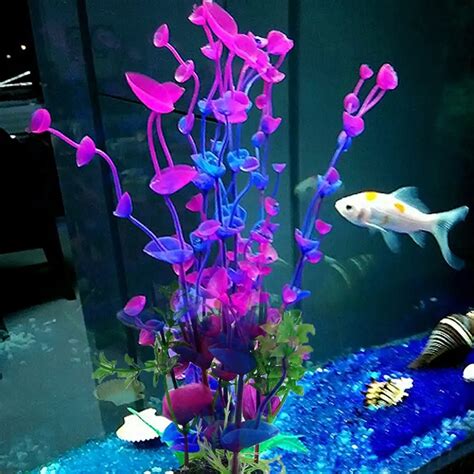 1 Pcs Fish Tank Large Aquatic Aquarium Plant Creature Decoration