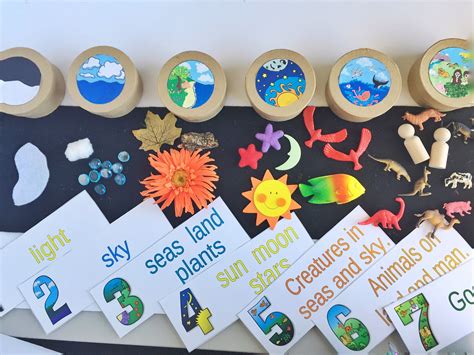 A fun activity for writing letters is in shaving cream (or finger paint). Creation Story for Kids Play Activity (With images ...