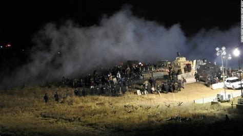 Violence At Dakota Pipeline Protest Site Cnn Video