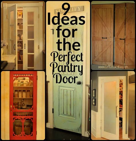 With 8 kiddos between the 2 of us, we hope to offer you guys so cute ideas with a whole lot of function! 9 Ideas for the Perfect Pantry Door - KnockOffDecor.com