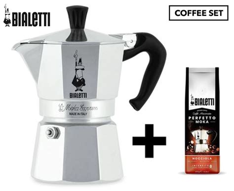 Bialetti Moka Express 6 Cup Coffee Maker And Coffee Set Nz
