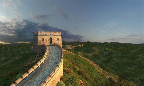 3d Great Wall China Turbosquid 1304388