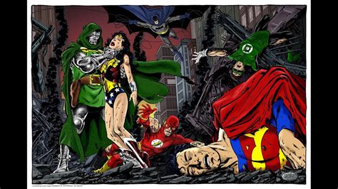 Justice League Versus Doctor Doom By John Byrne Digitally Colored Youtube