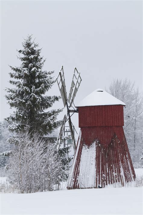 Free Images Tree Snow Winter Fog Windmill Wind Bush Tower
