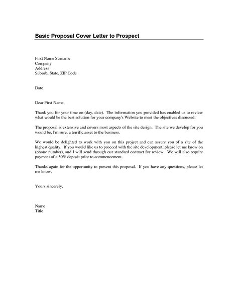 Printable Cover Letter