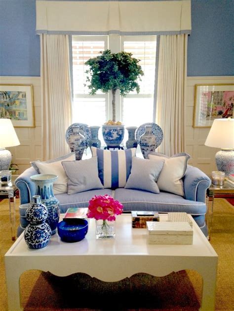 Decorating Ideas From A Show House Emily A Clark Blue And White