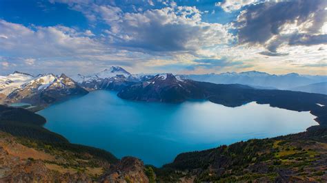 Download Wallpaper 3840x2160 British Columbia Canada Mountains Lake