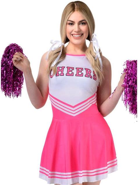 Womens Flirtatious Pink Cheerleader Costume