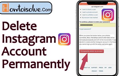 How to delete your instagram account. How to Delete Instagram Account 2021 Permanently - YouTube